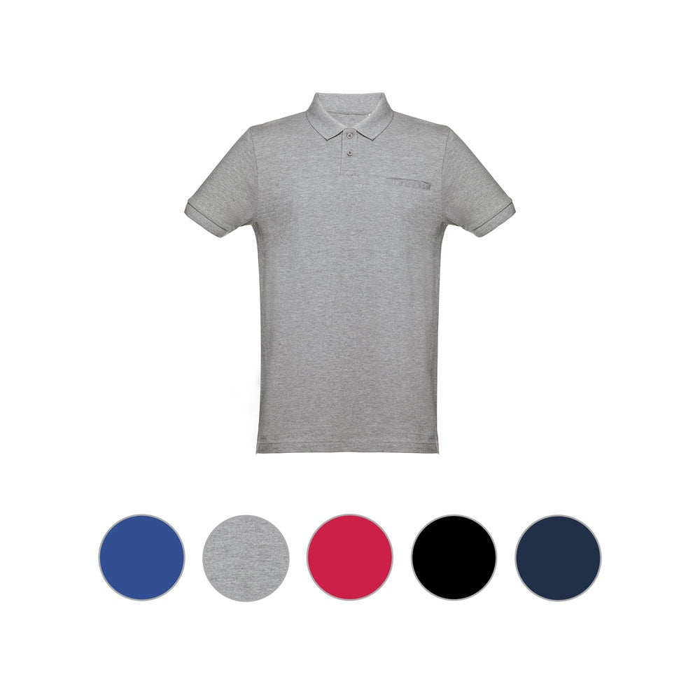 THC DHAKA promotional polo shirt with custom logo branding