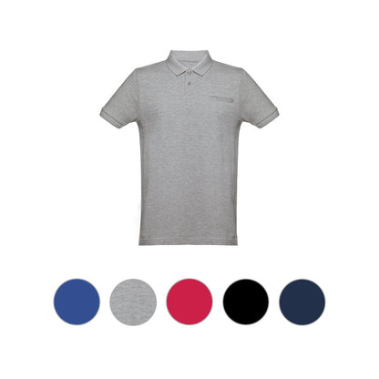 THC DHAKA promotional polo shirt with custom logo branding