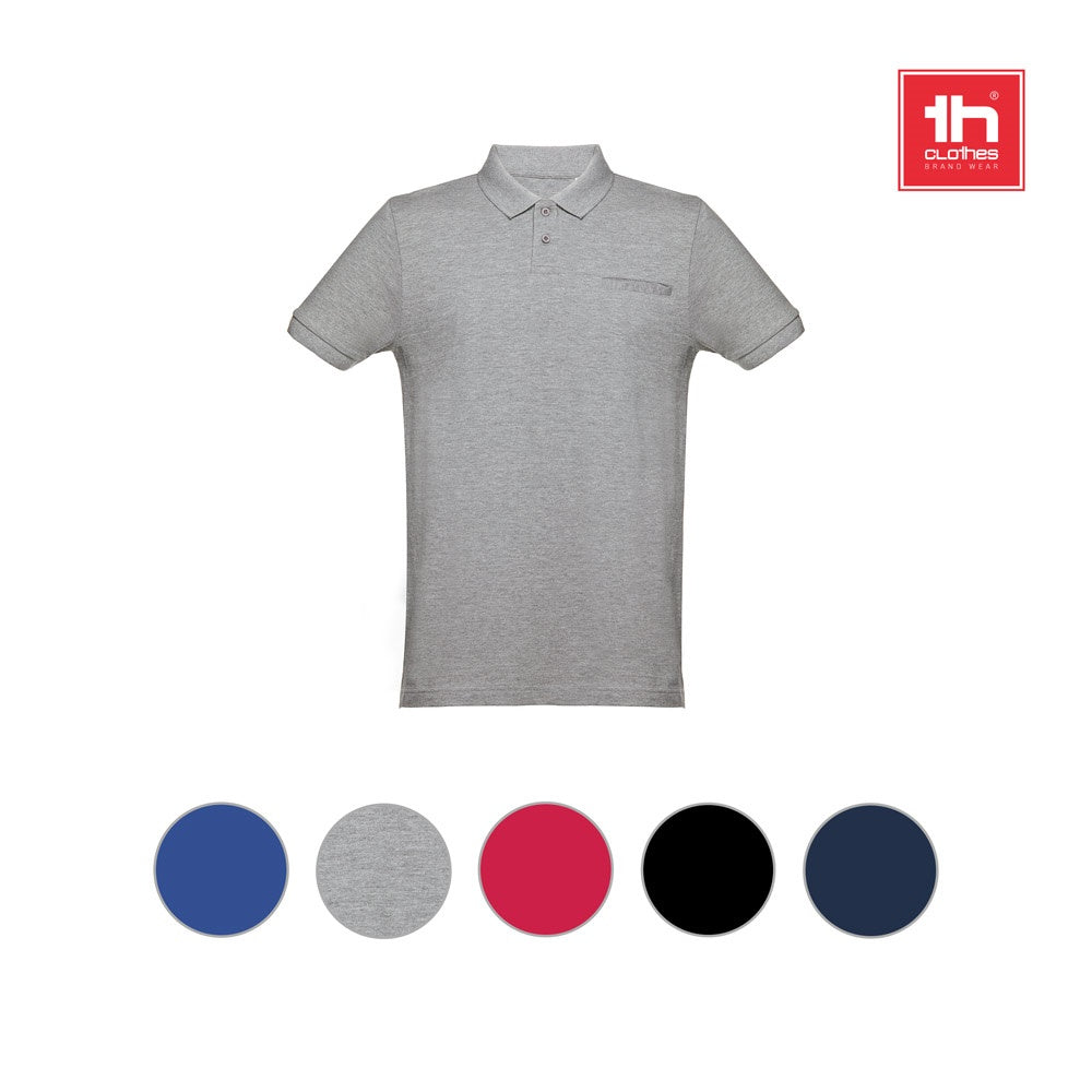 THC DHAKA promotional polo shirt (complete set view) with custom logo branding