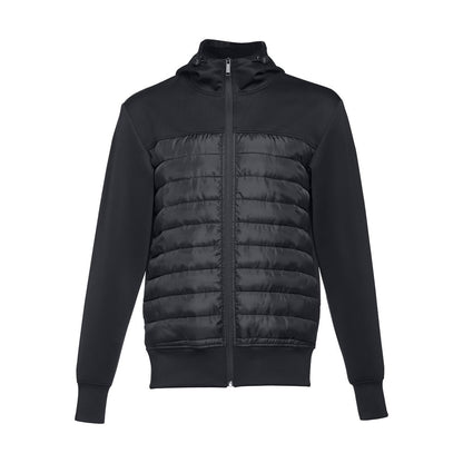 THC SKOPJE promotional jacket in black with custom logo branding