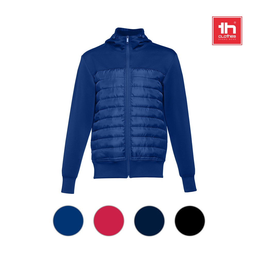 THC SKOPJE promotional jacket with custom logo branding