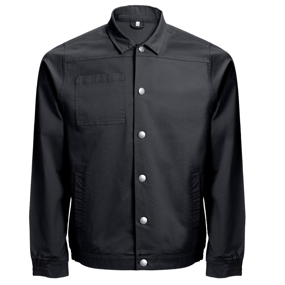 THC BRATISLAVA promotional jacket in black with custom logo branding