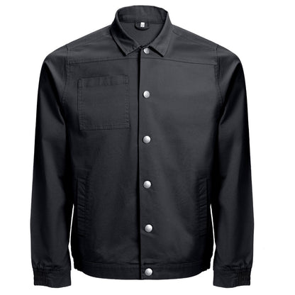 THC BRATISLAVA promotional jacket in black with custom logo branding