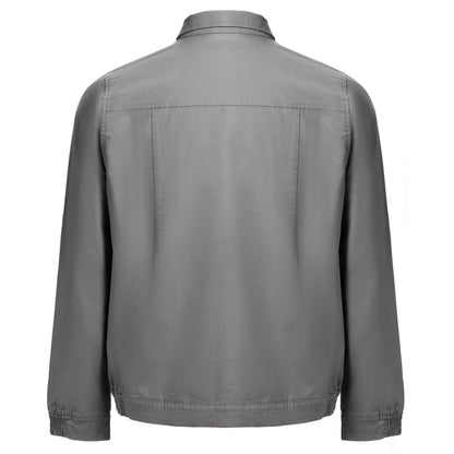 THC BRATISLAVA promotional jacket in grey (detail view) with custom logo branding