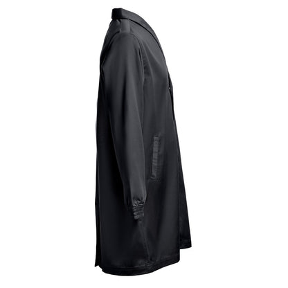 THC MINSK promotional workwear garment in black (detail view) with custom logo branding