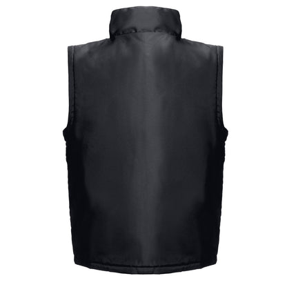 THC ASTANA promotional jacket in black (detail view) with custom logo branding