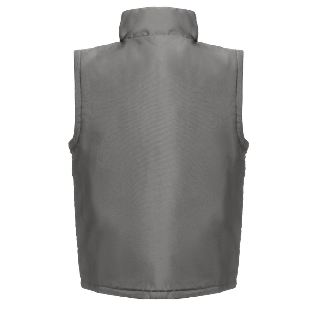 THC ASTANA promotional jacket in grey (detail view) with custom logo branding