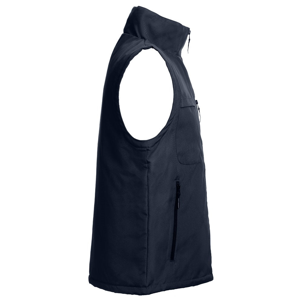 THC ASTANA promotional jacket in navy blue with custom logo branding