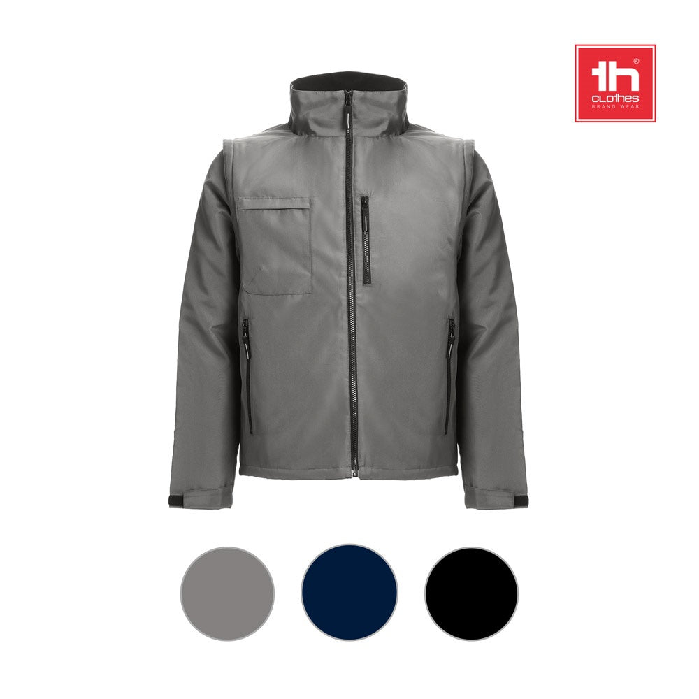 THC ASTANA promotional jacket with custom logo branding