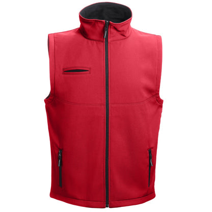 THC BAKU promotional jacket in red (detail view) with custom logo branding