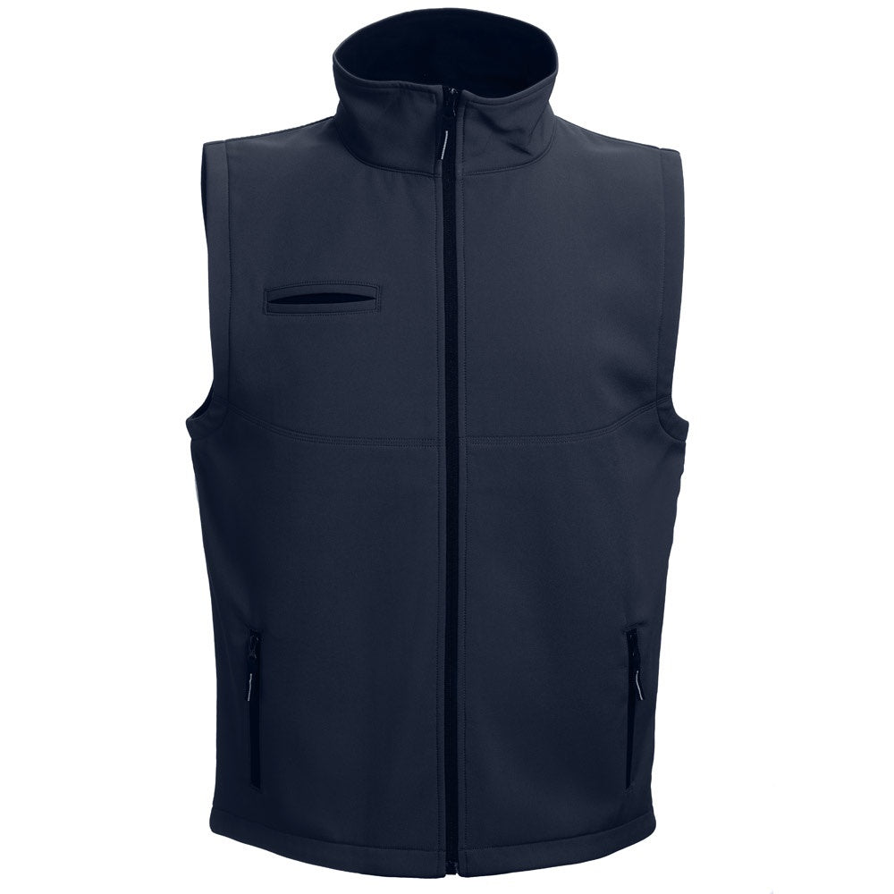 THC BAKU promotional jacket in navy blue (detail view) with custom logo branding