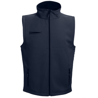 THC BAKU promotional jacket in navy blue (detail view) with custom logo branding