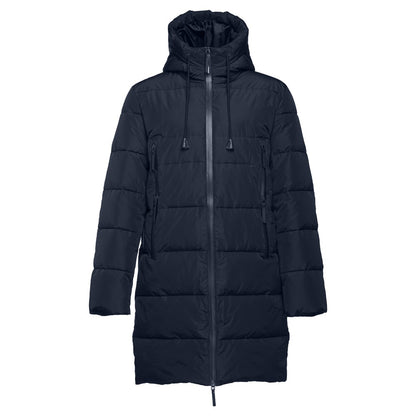 THC BRUSSELS promotional jacket in navy blue with custom logo branding