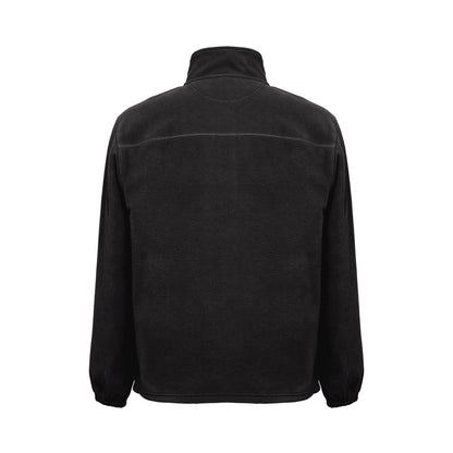 THC GAMA promotional jacket in black (detail view) with custom logo branding