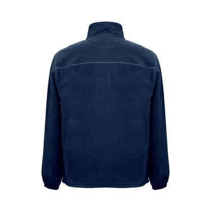 THC GAMA promotional jacket in blue (detail view) with custom logo branding