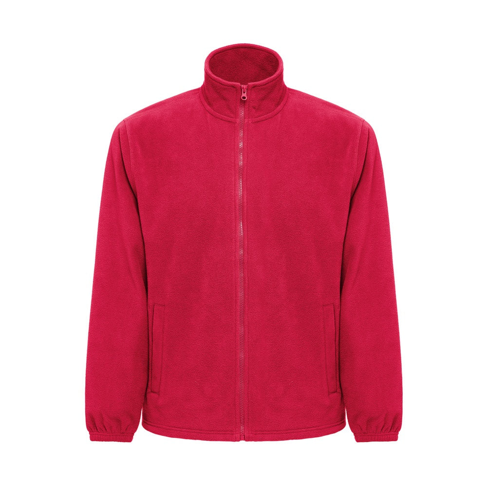 THC GAMA promotional jacket in red with custom logo branding