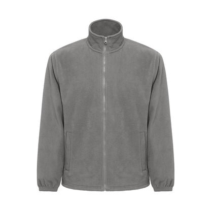 THC GAMA promotional jacket in grey (detail view) with custom logo branding