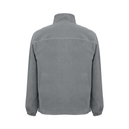 THC GAMA promotional jacket in grey (detail view) with custom logo branding