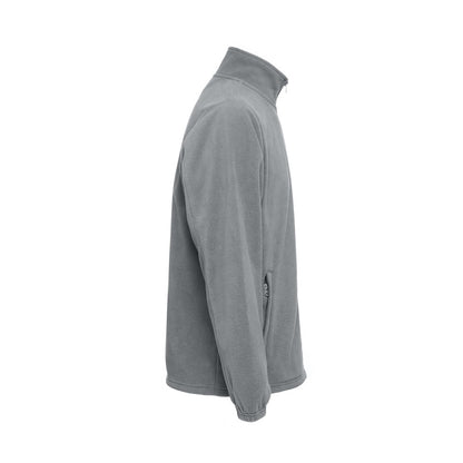 THC GAMA promotional jacket in grey (detail view) with custom logo branding