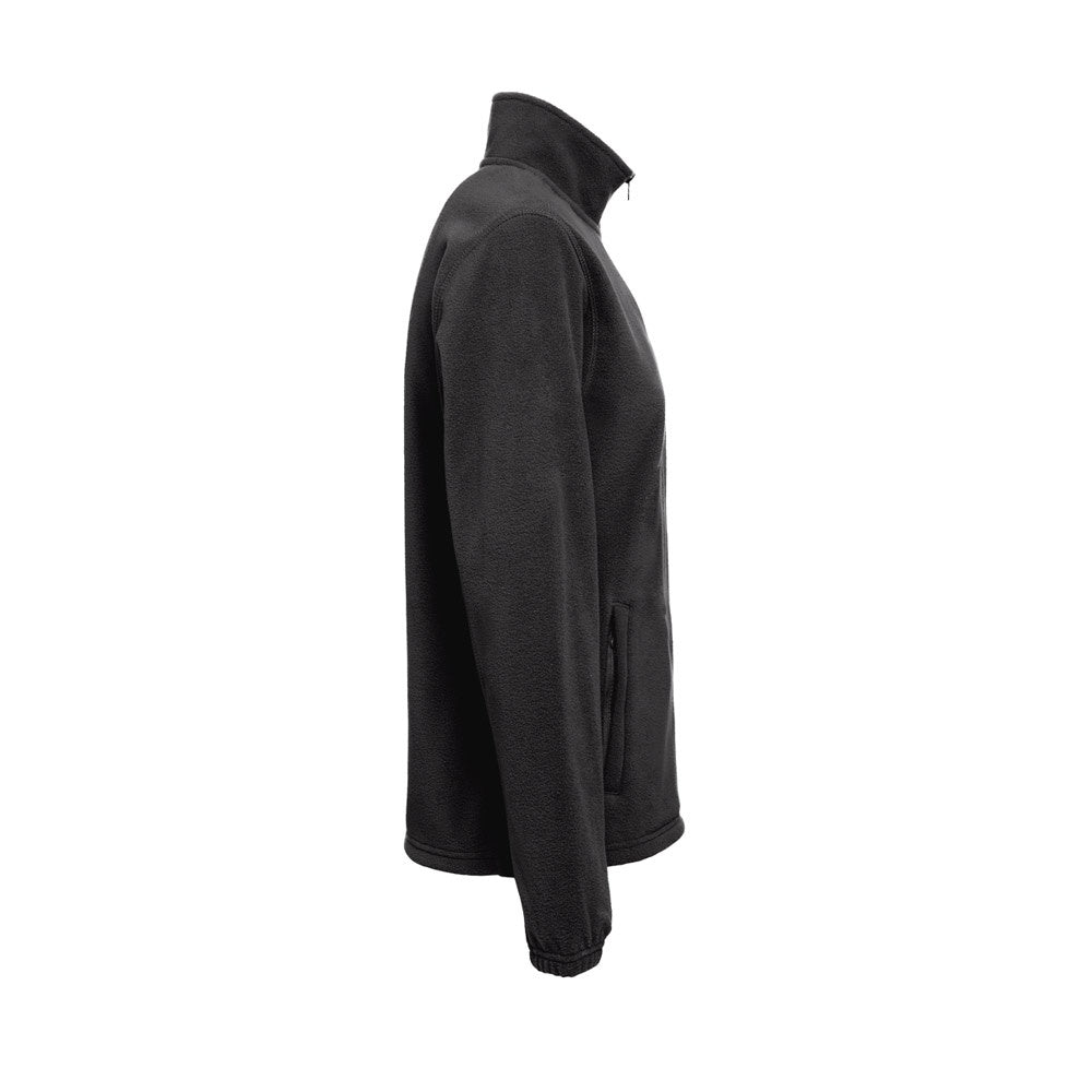 THC GAMA WOMEN promotional jacket in black (detail view) with custom logo branding