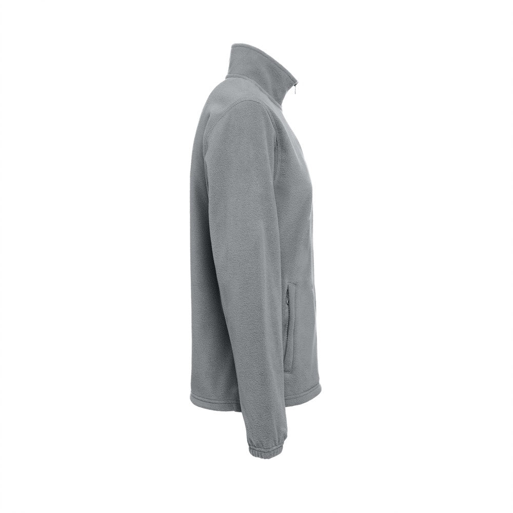 THC GAMA WOMEN promotional jacket in grey (detail view) with custom logo branding