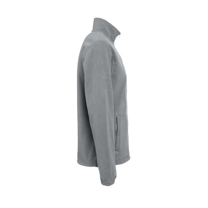 THC GAMA WOMEN promotional jacket in grey (detail view) with custom logo branding