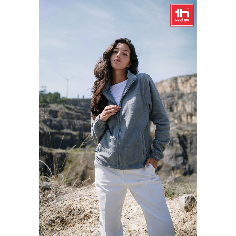 THC GAMA WOMEN promotional jacket (complete set view) with custom logo branding