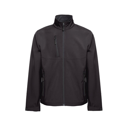 THC EANES promotional jacket in black with custom logo branding
