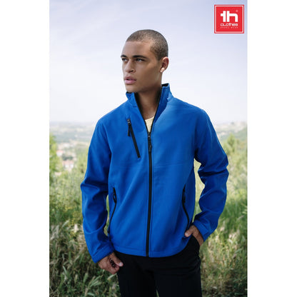 THC EANES promotional jacket (complete set view) with custom logo branding