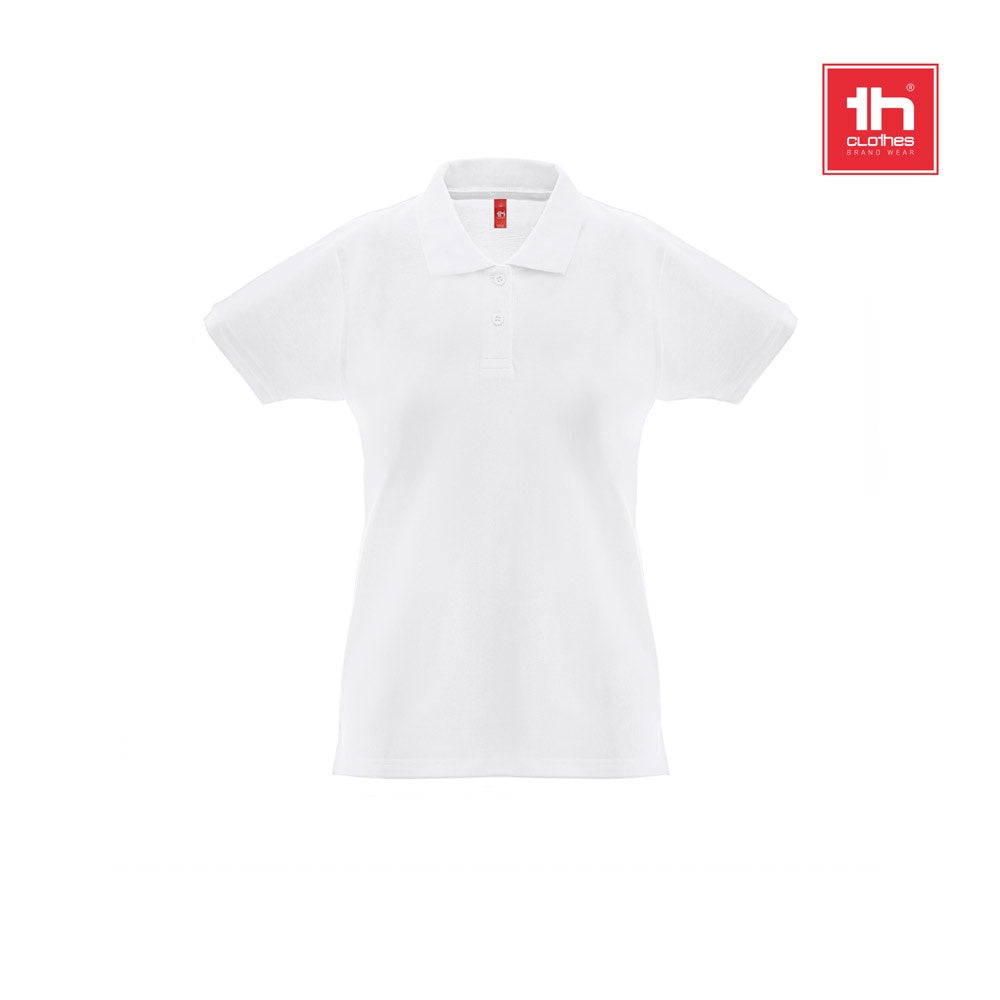 THC MONACO WOMEN WH promotional polo shirt with custom logo branding