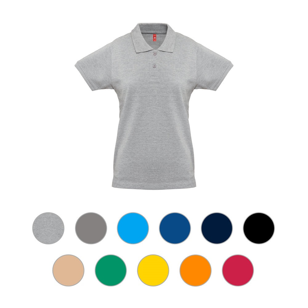 THC MONACO WOMEN promotional polo shirt with custom logo branding