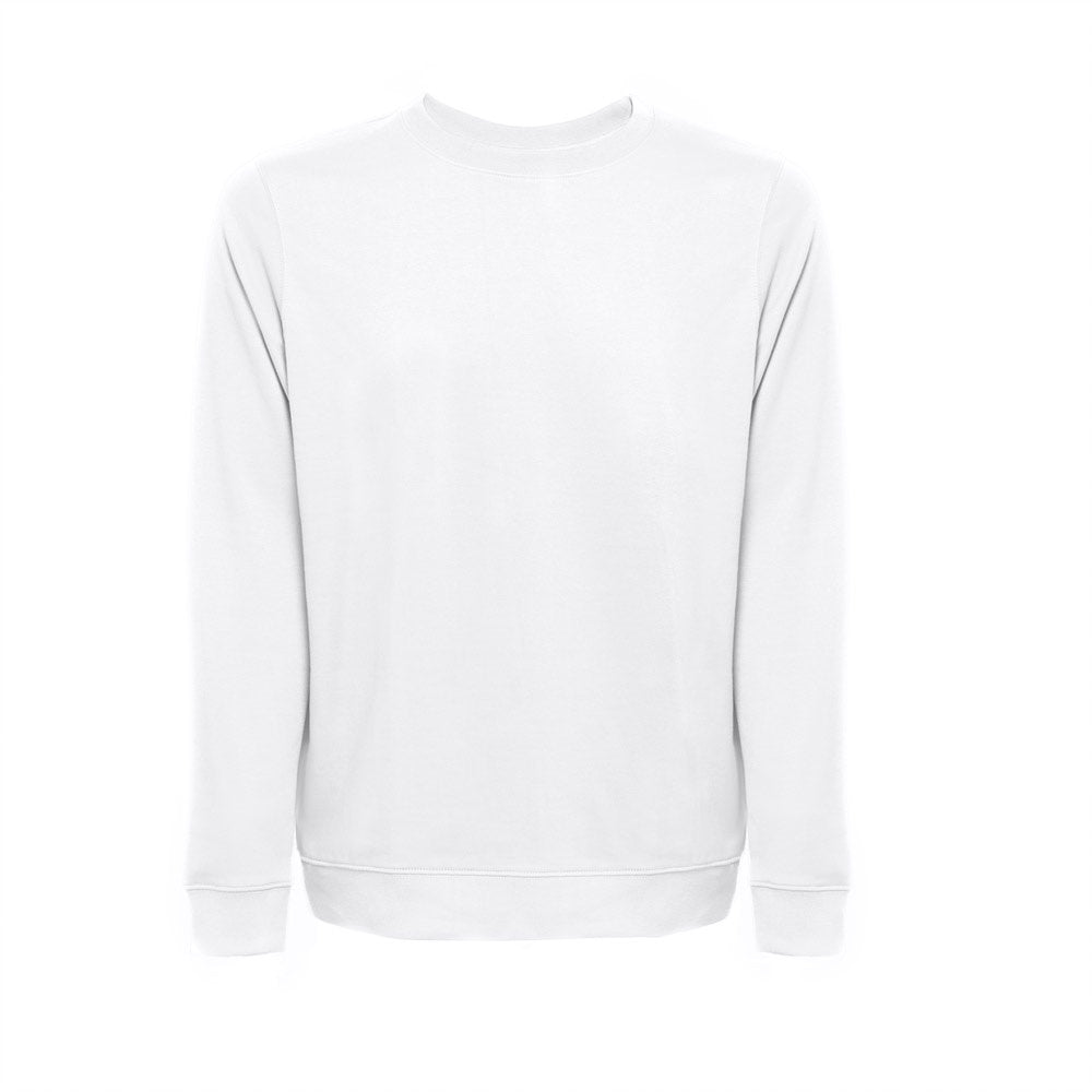 THC COLOMBO WH promotional sweatshirt in white with custom logo branding