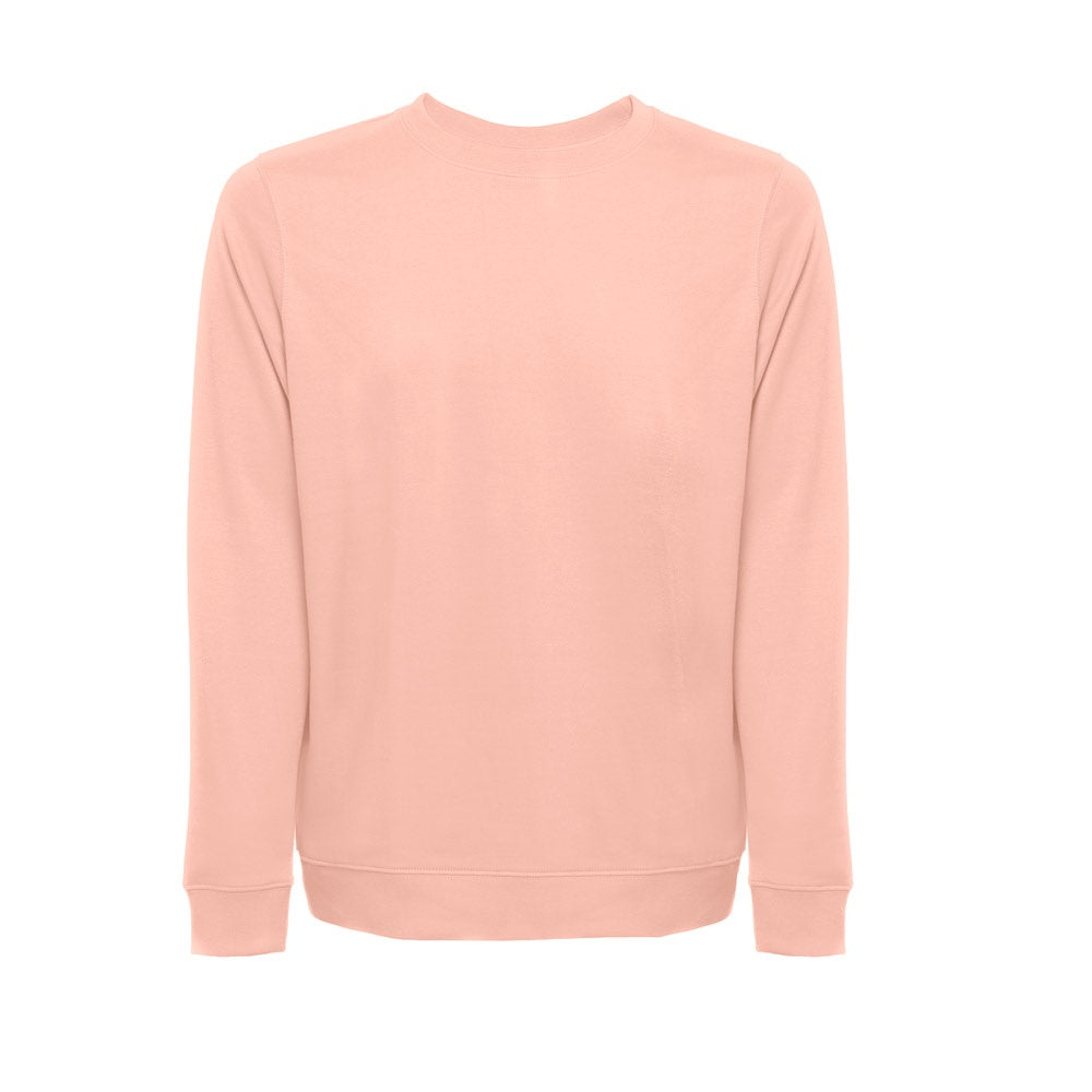 THC COLOMBO promotional sweatshirt in salmon with custom logo branding