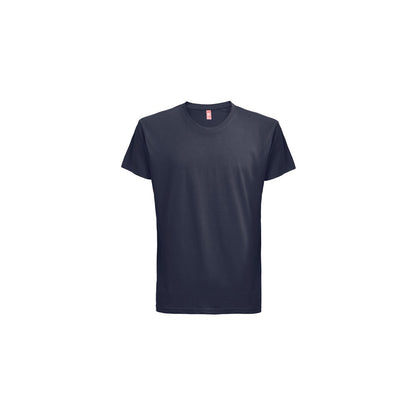 THC FAIR SMALL promotional t-shirt in blue with custom logo branding