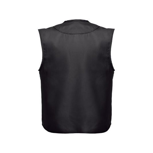 THC PIXEL promotional jacket in black (detail view) with custom logo branding
