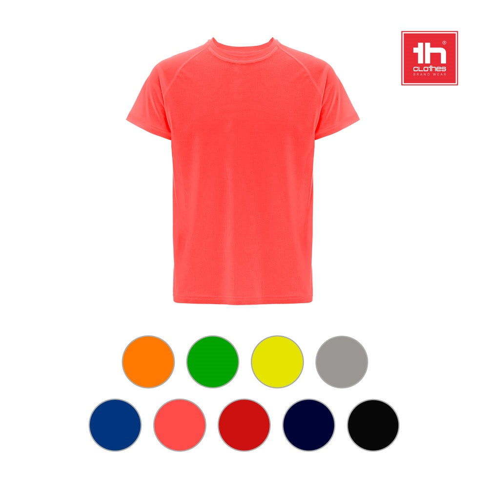 THC MOVE promotional t-shirt with custom logo branding