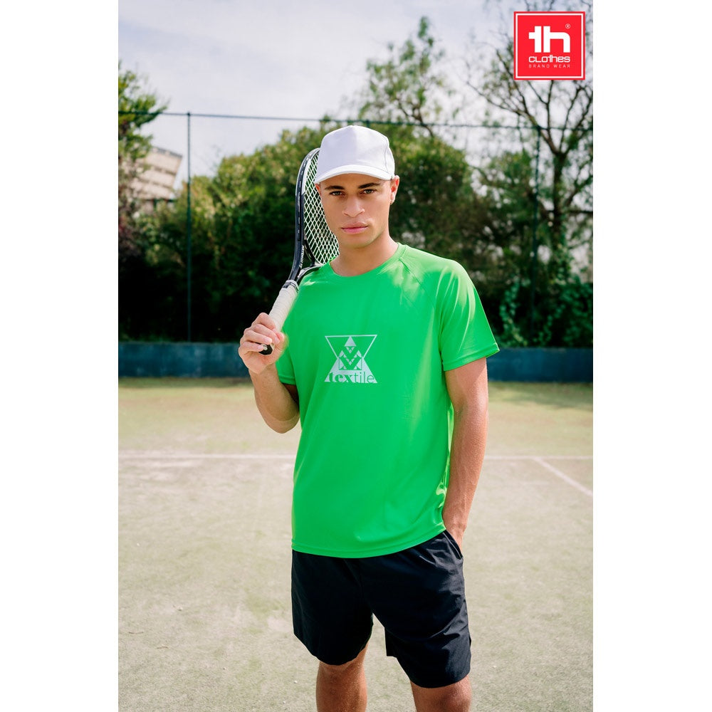 THC MOVE promotional t-shirt (complete set view) with custom logo branding