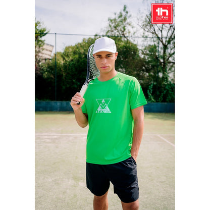THC MOVE promotional t-shirt (complete set view) with custom logo branding