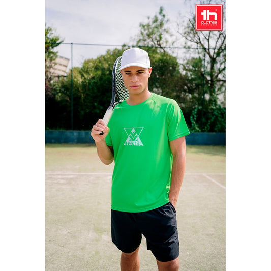THC MOVE promotional t-shirt (complete set view) with custom logo branding