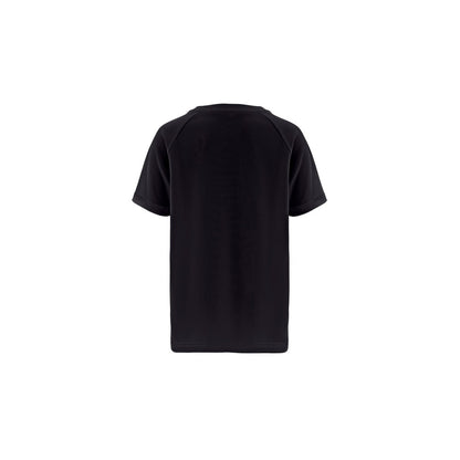 THC MOVE KIDS promotional kids' garment in black (detail view) with custom logo branding