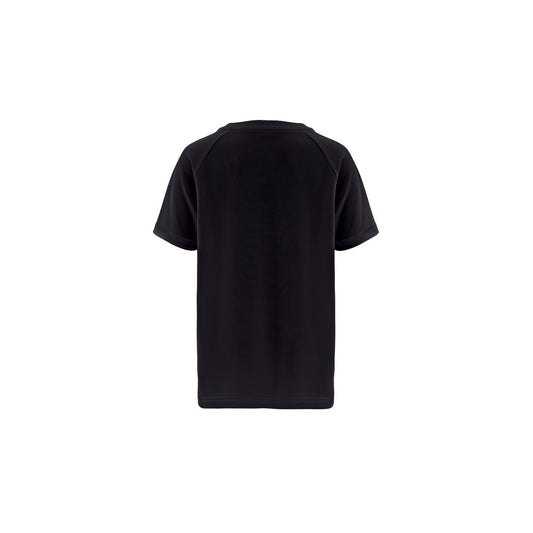 THC MOVE KIDS promotional kids' garment in black (detail view) with custom logo branding