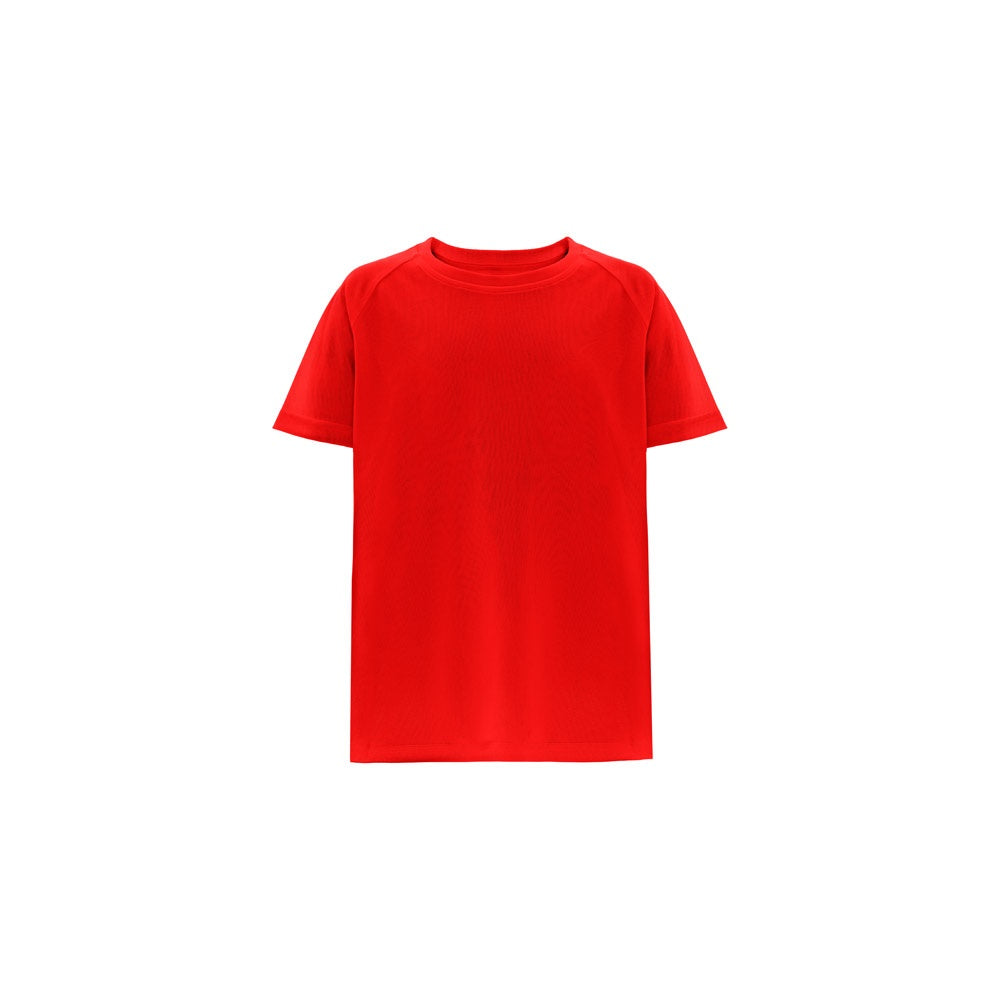 THC MOVE KIDS promotional kids' garment in red with custom logo branding