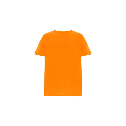 THC MOVE KIDS promotional kids' garment in hexachrome orange with custom logo branding