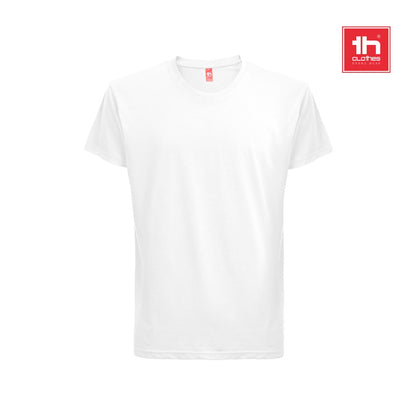 THC FAIR WH promotional t-shirt (complete set view) with custom logo branding