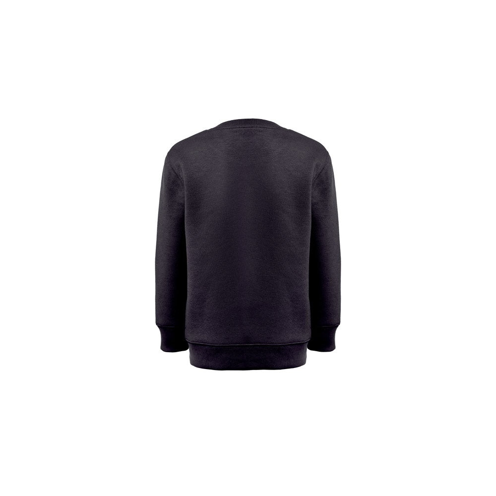 THC DELTA KIDS promotional kids' garment in black (detail view) with custom logo branding