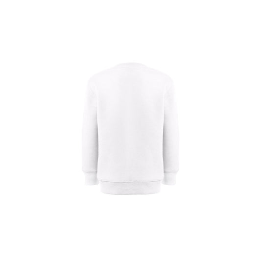 THC DELTA KIDS WH promotional kids' garment in white (detail view) with custom logo branding