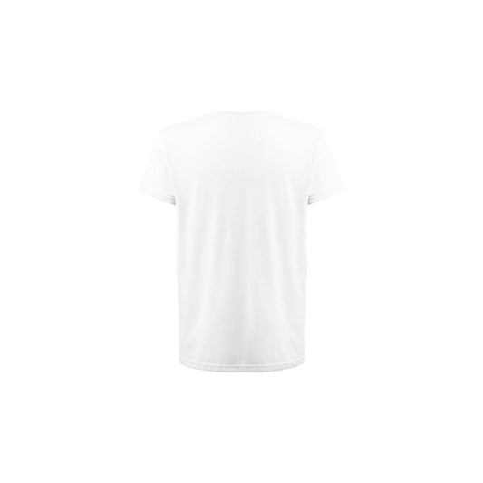 THC FAIR SMALL WH promotional kids' garment in white (detail view) with custom logo branding