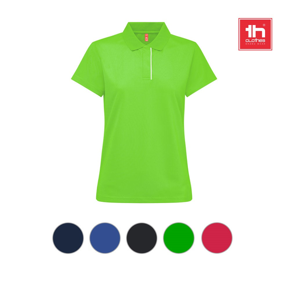 THC DYNAMIC WOMEN promotional polo shirt with custom logo branding
