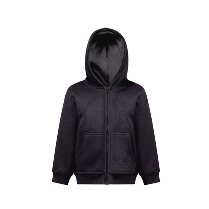 THC AMSTERDAM KIDS promotional kids' garment in black (detail view) with custom logo branding
