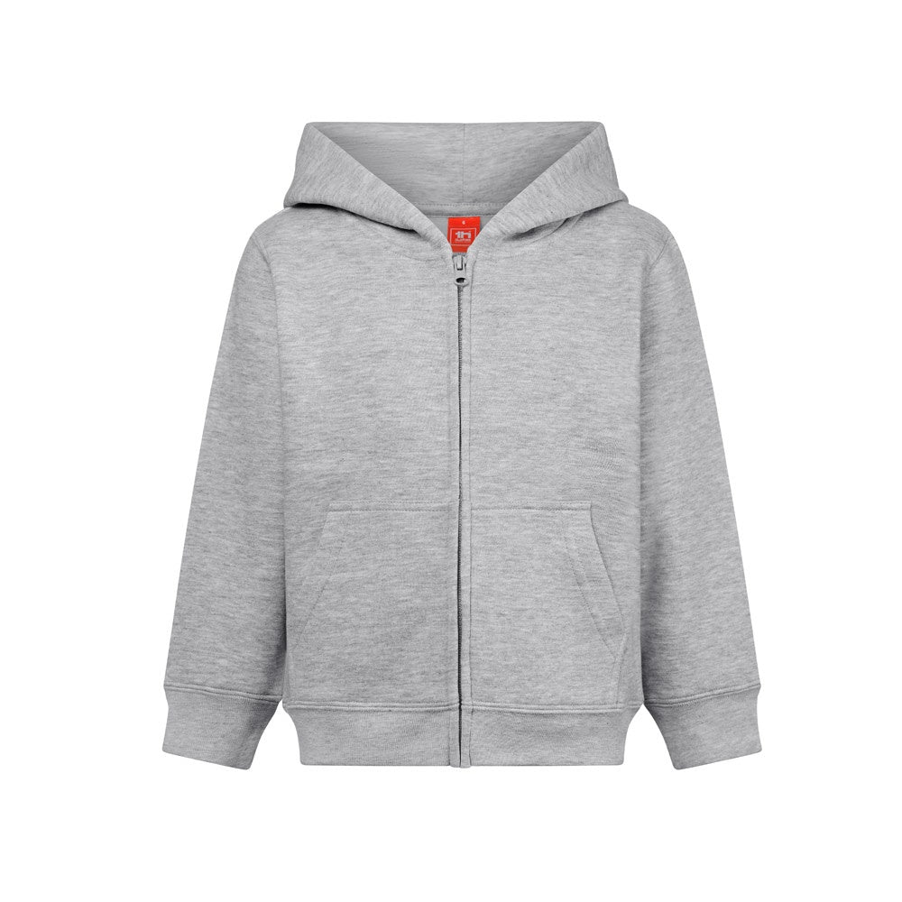 THC AMSTERDAM KIDS promotional kids' garment in heather light grey with custom logo branding